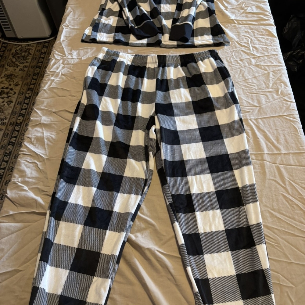 Plaid Woman Pajamas Set